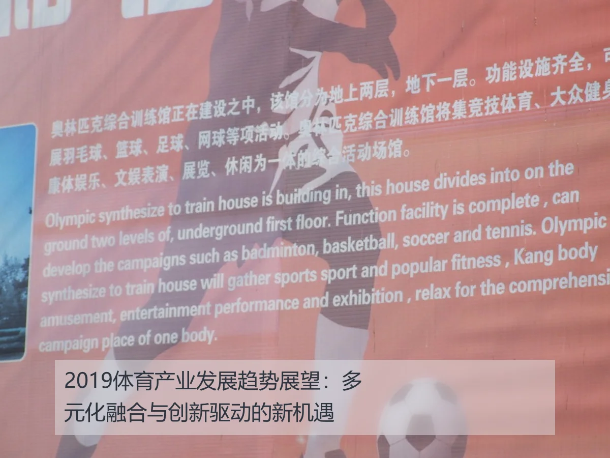 2019体育产业发展趋势展望:多元化融合与创新驱动的新机遇